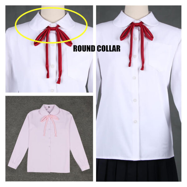 girl long sleeve doll collar uniform blouse - Image 9