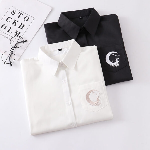 uniform bunny moon blouse