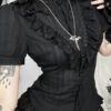 Gothic doll lace blouse