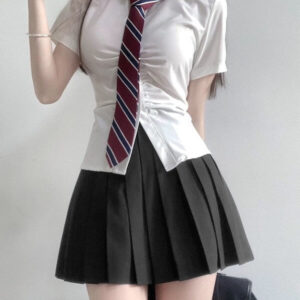 ruched slim-fit blouse shirt