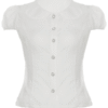 Pearl button girly doll blouse
