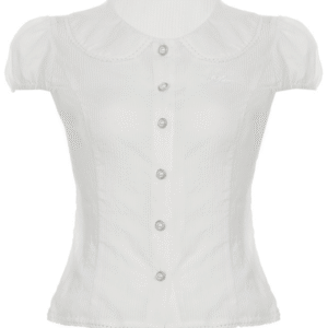 Pearl button girly doll blouse