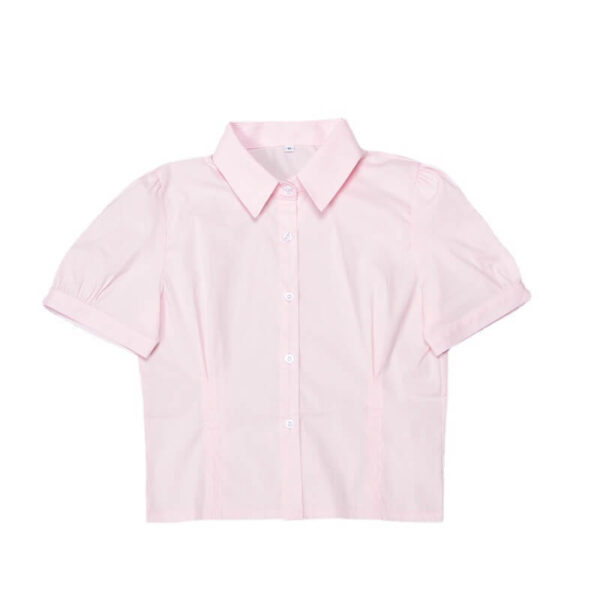 Puff sleeves crop top blouse - Image 9